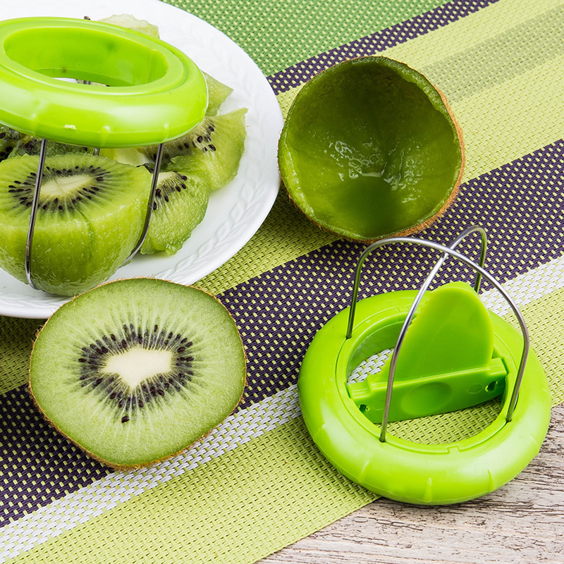 Kiwi Slicer Peeler Kiwi Peeler Portable Stainless Steel Pitter Scooper  Mango And Kimi Corer Kiwi Fruit Scoop Kitchern Tool Green