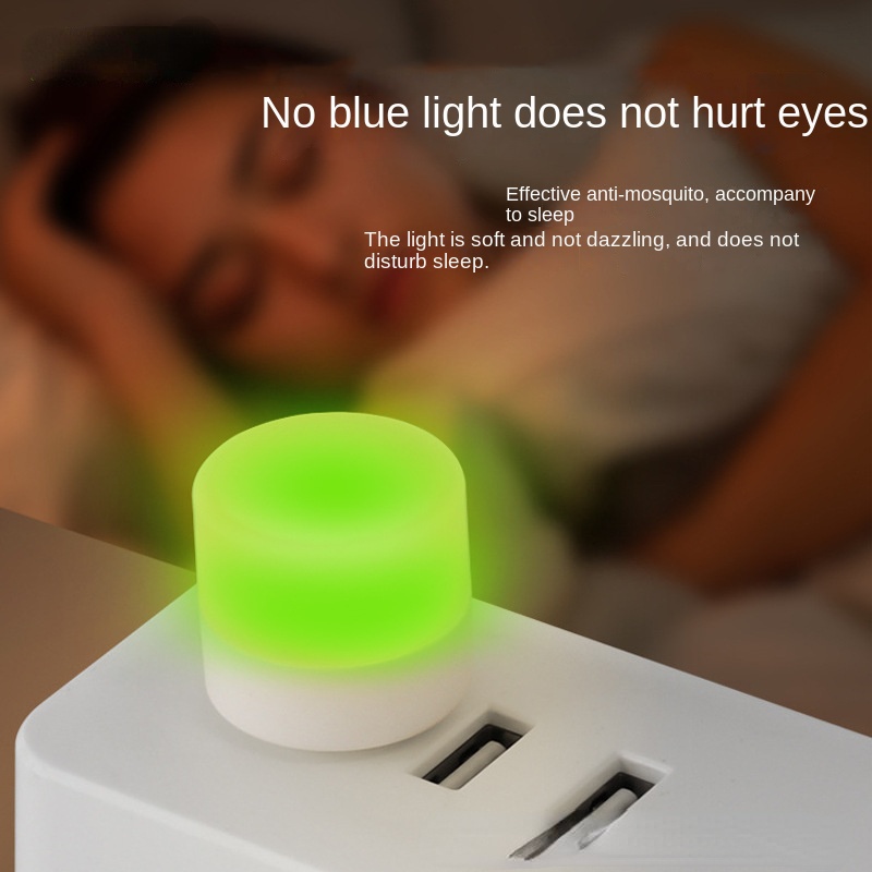 Creative Drive Midge Artifact LED Night Light - Portable USB Powered Lamp for Bedroom - Eye-Friendly Mini Light with Shielding Feature