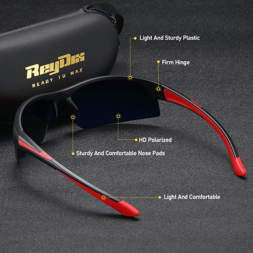 Unisex Colorful Polarized Sports Windproof Sunglasses Trendy