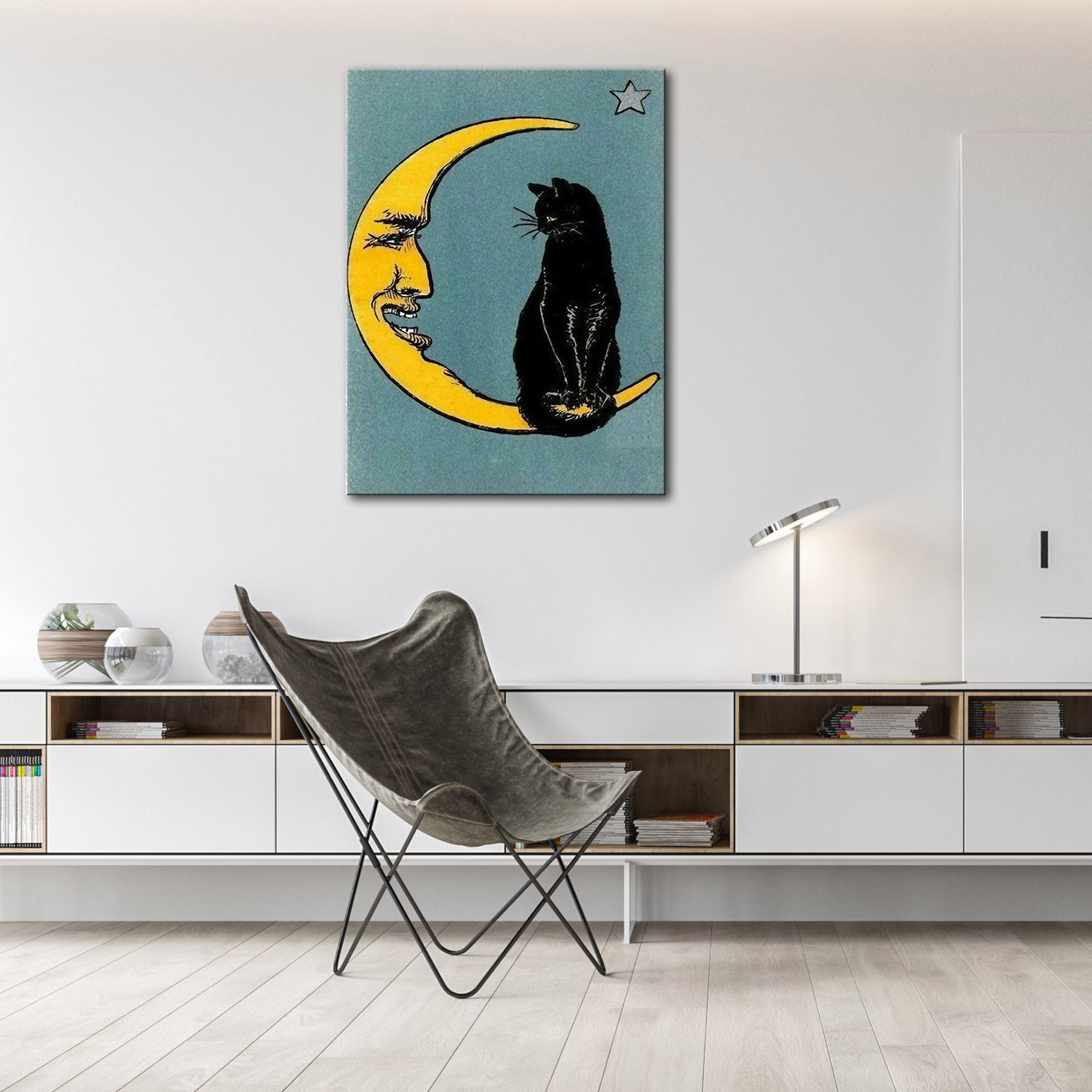 Retro Poster Canvas Painting Print Funny Animal Poster Black Cat Watching  Newspaper Poster Nice Butt Wall Art Home Decor Room Decor Canvas Poster No  Frame, Halloween Decoration - Temu United Arab Emirates