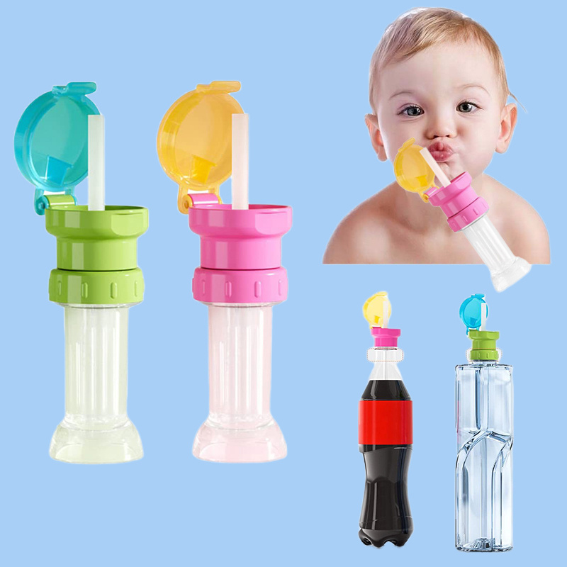 Baby Water Bottle Top Spout, 4 Colors No Spill & BPA Free Silicone Spout  Adapter Replacement for Toddlers and Kids, Protect Kid's Mouth- 8pcs