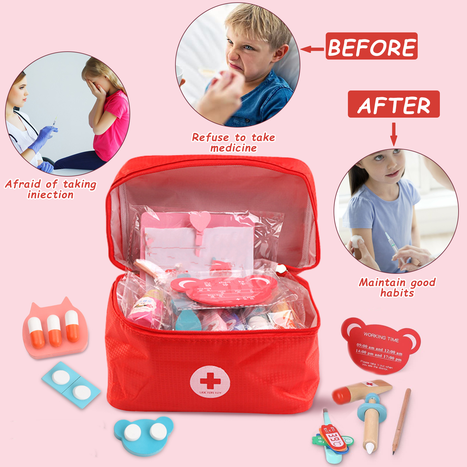 Fisher-Price Medical Kit with Doctor Bag Playset 