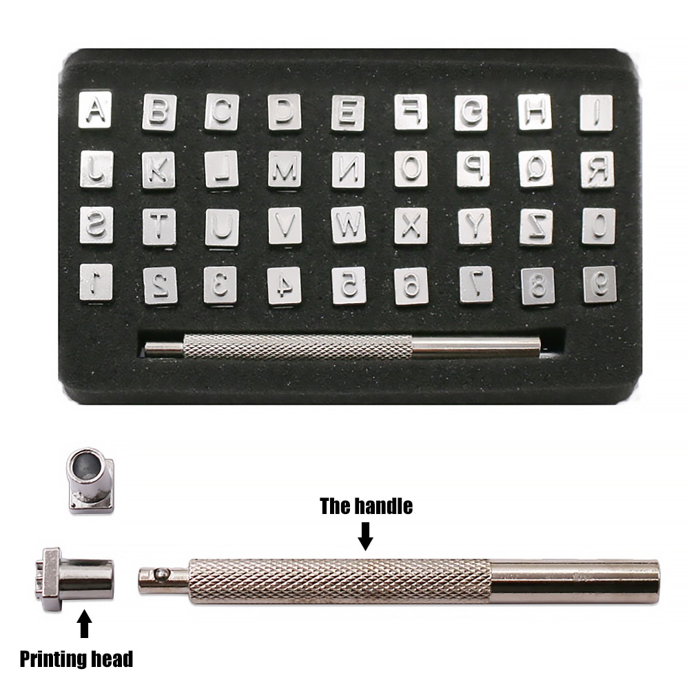 The Hobbyworker Number Letter Metal Stamp Punch Tool - Temu