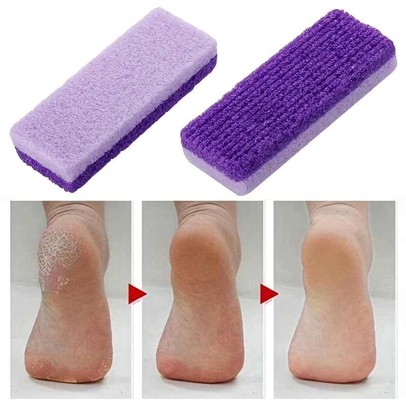 Foot Pumice Foot, Square Pink Hard Dead Skin Remover Scrubber, Nail To –  BABACLICK
