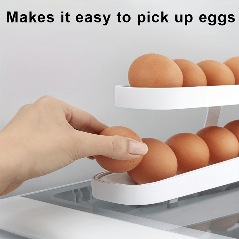 Refrigerator Egg Dispenser Household Kitchen Egg Storage Box - Temu