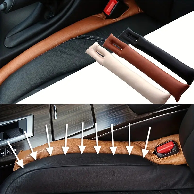 Car Seat Filler Microfiber Leather Seat Crevice Plug - Temu