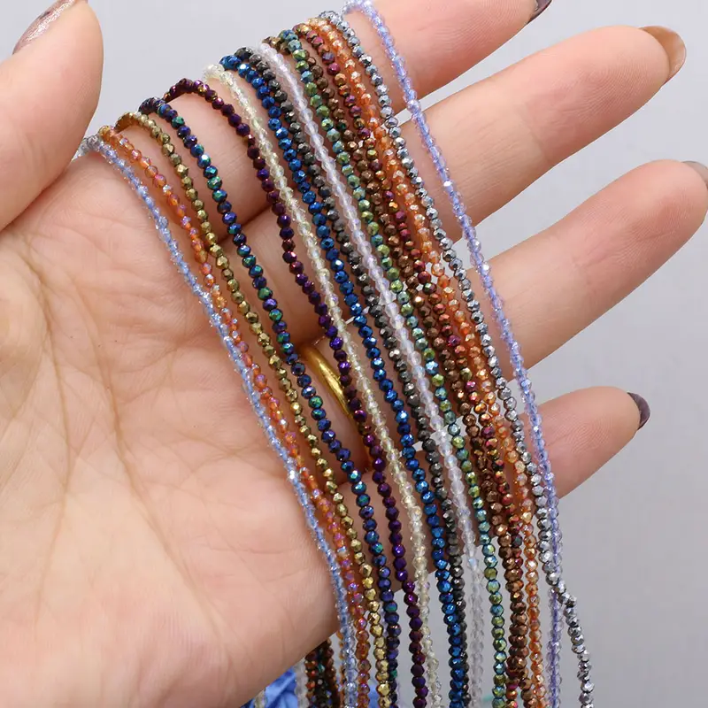 10 Strand Random Color Faceted Natural Stone Beads - Temu