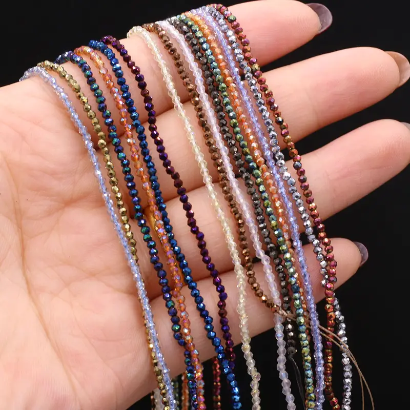 10 Strand Random Color Faceted Natural Stone Beads - Temu