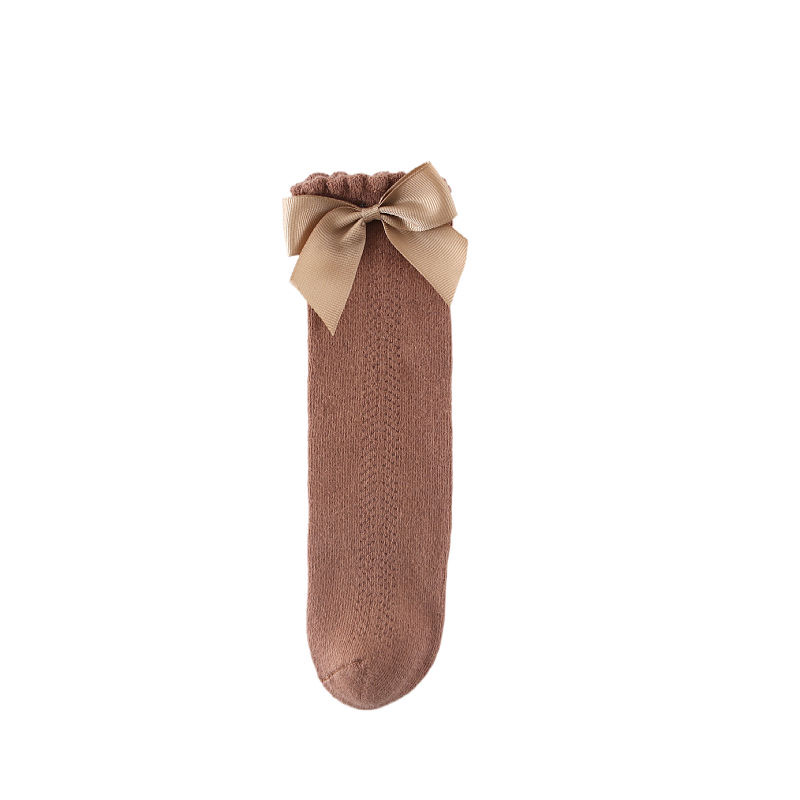 Baby Girls Bow Over The Knee Socks
