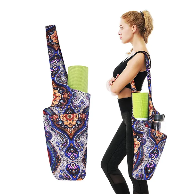 Fashionable Canvas Yoga Mat Bag Convenient Single Shoulder - Temu