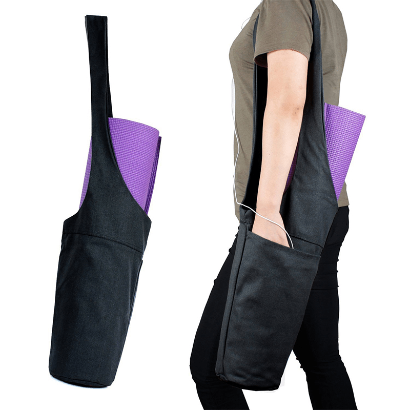 Fashionable Canvas Yoga Mat Bag Convenient Single Shoulder - Temu