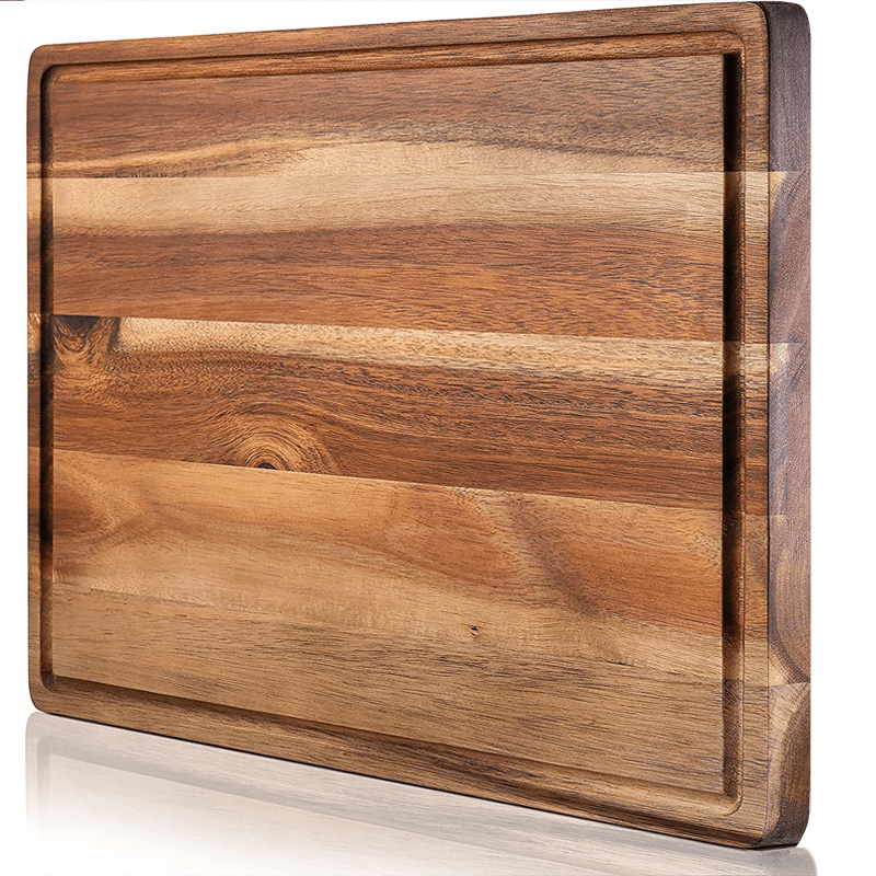 Large Wood Cutting Boards for Kitchen 20 x 15 Inch, Large Wooden Cutting  Board with Juice Groove, Thick Acacia Wood Cutting Board, Butcher Block