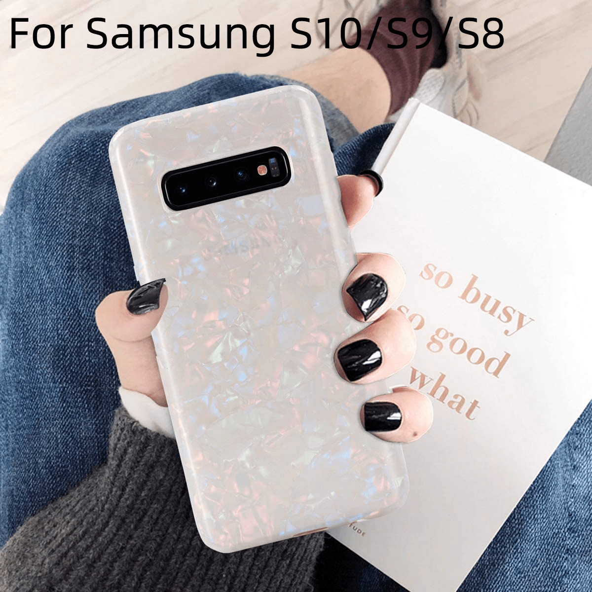 For Samsung Galaxy S10/S10 Plus/S10E Liquid Sparkle Glitter Case