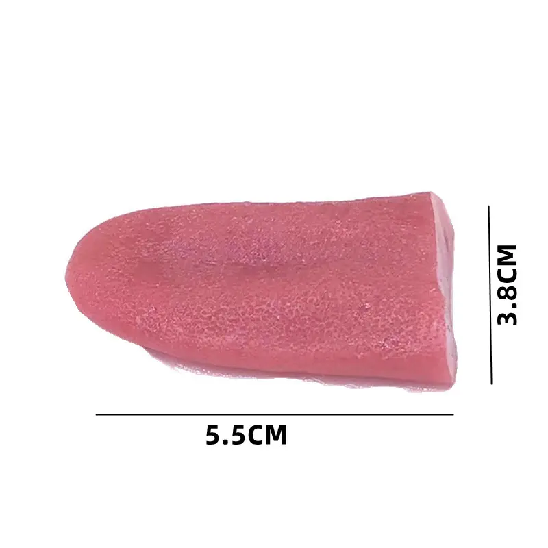 1pc realistic tongue prankwith gross jokes magic tricks details 3