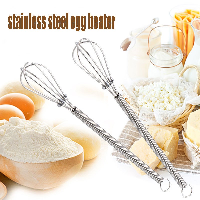Whisk, Stainless Steel Egg Beater, Blender, Mixer, For Blending