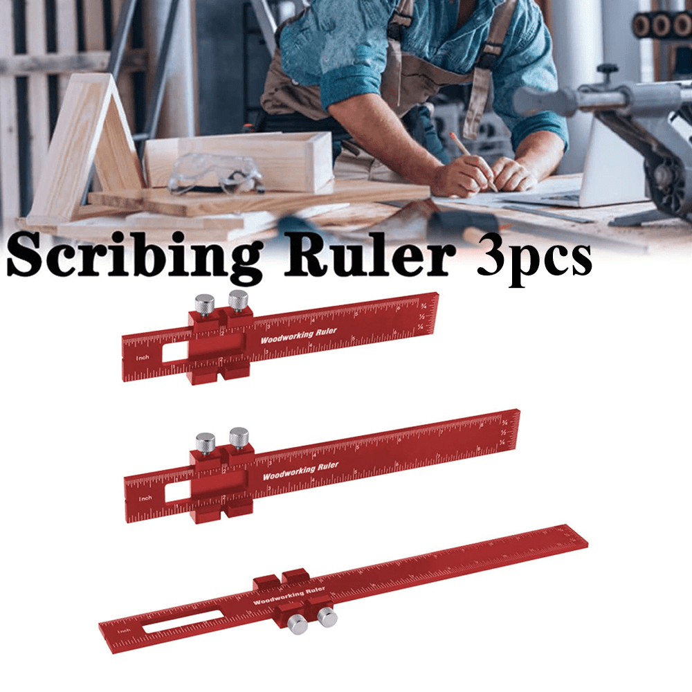 Pocket Ruler Woodworking Machinist Engineer Ruler Construction