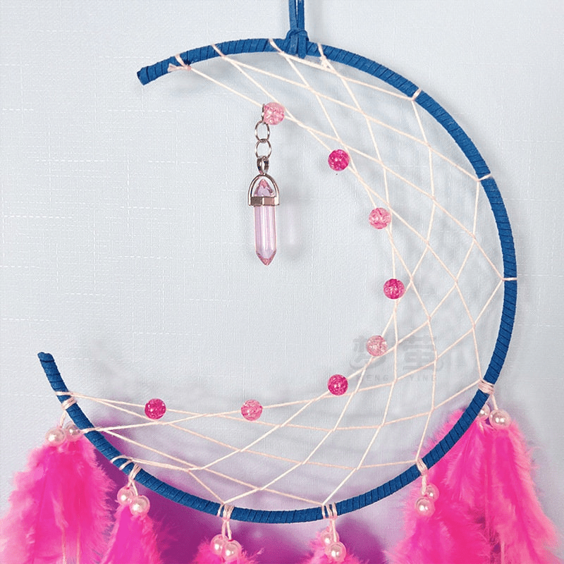  Dreamcatcher,Indian Dream Catcher Feather DIY Hand Knitting  Pendant Indoor Pendant Wedding Decoration Suitable for Bedroom Children's  Roomceremonial Décor Decorative Mobiles : לבית ולמטבח