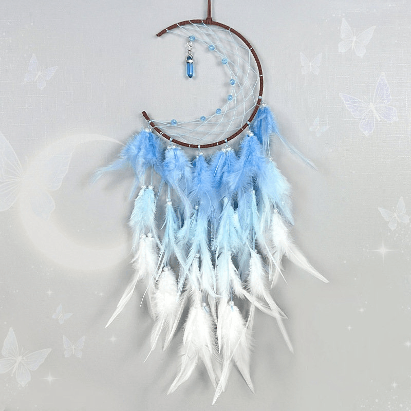  Dreamcatcher,Indian Dream Catcher Feather DIY Hand Knitting  Pendant Indoor Pendant Wedding Decoration Suitable for Bedroom Children's  Roomceremonial Décor Decorative Mobiles : לבית ולמטבח