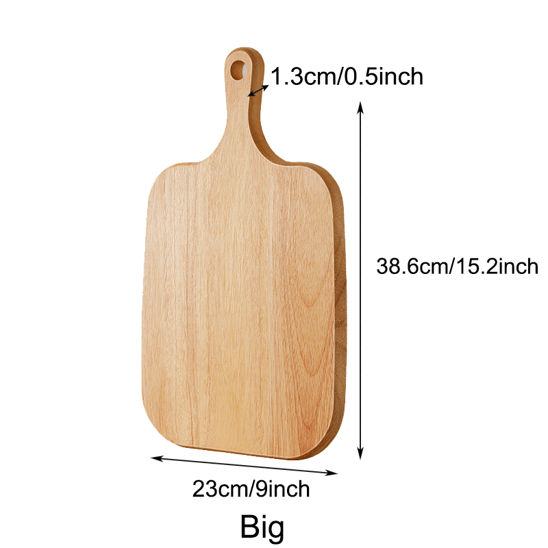 Jumbo Size Wooden Chopping Cutting Board For Kitchen With Handle