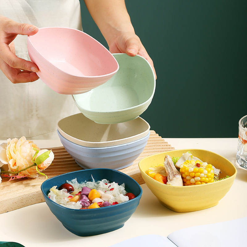 Salad Bowl Household Fruit Bowl Reusable Tableware - Temu