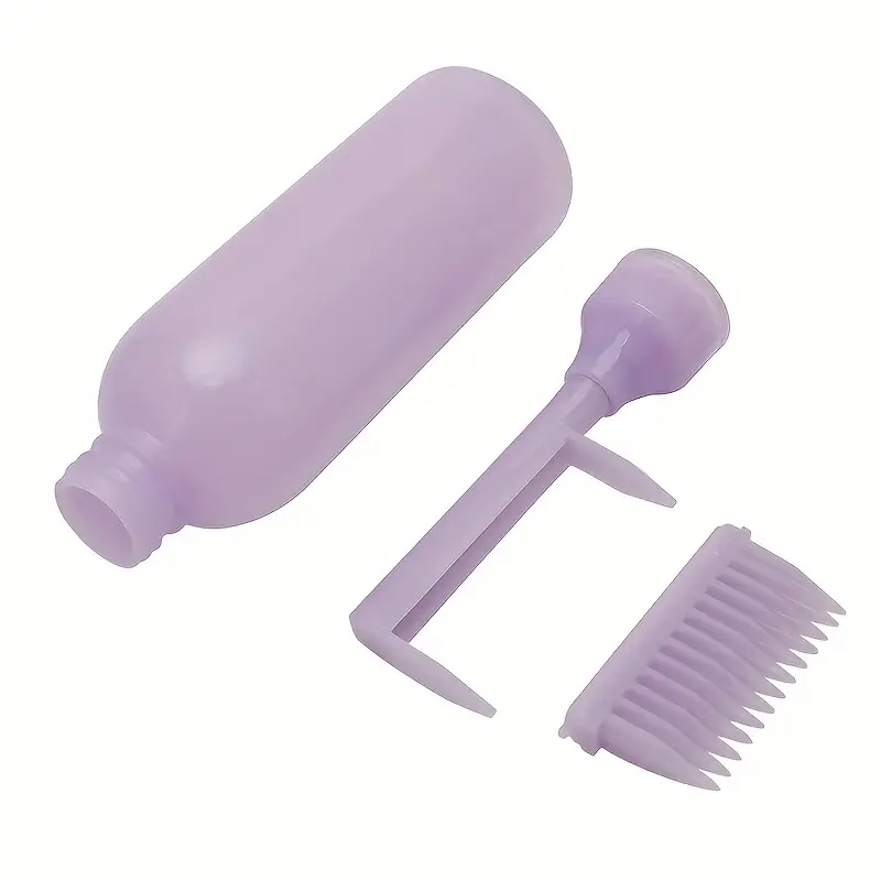 3pcs Root Comb Applicator Bottle Brush Root Comb Bottle for Hair
