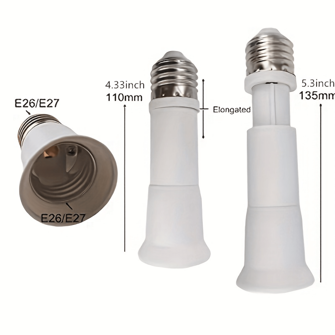 1 E 27 Light Socket Splitter Adapter Converter Standard Led - Temu
