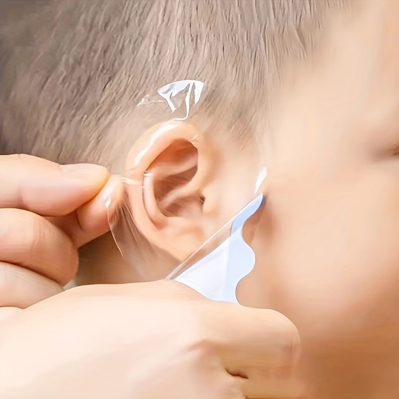 Baby Bathing Waterproof Ear Stickers Baby Shower Ear Covers - Temu