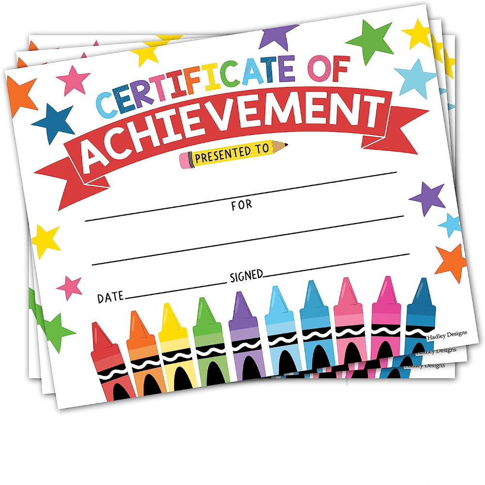 50-Sheets Printable Award Certificate Paper with Silver Foil Border for  Graduation Diploma, Achievement Awards, Blank Certificates, Offices
