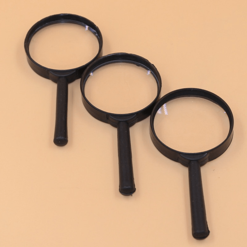 35X Magnifying Glass Lens High Power Magnifier Non-Slip Handle for