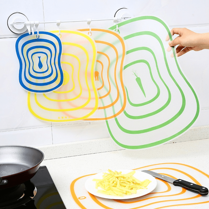 Colorful Plastic Cutting Board For Fruits And Vegetables - Kitchen Gadget  With Sizes - Temu