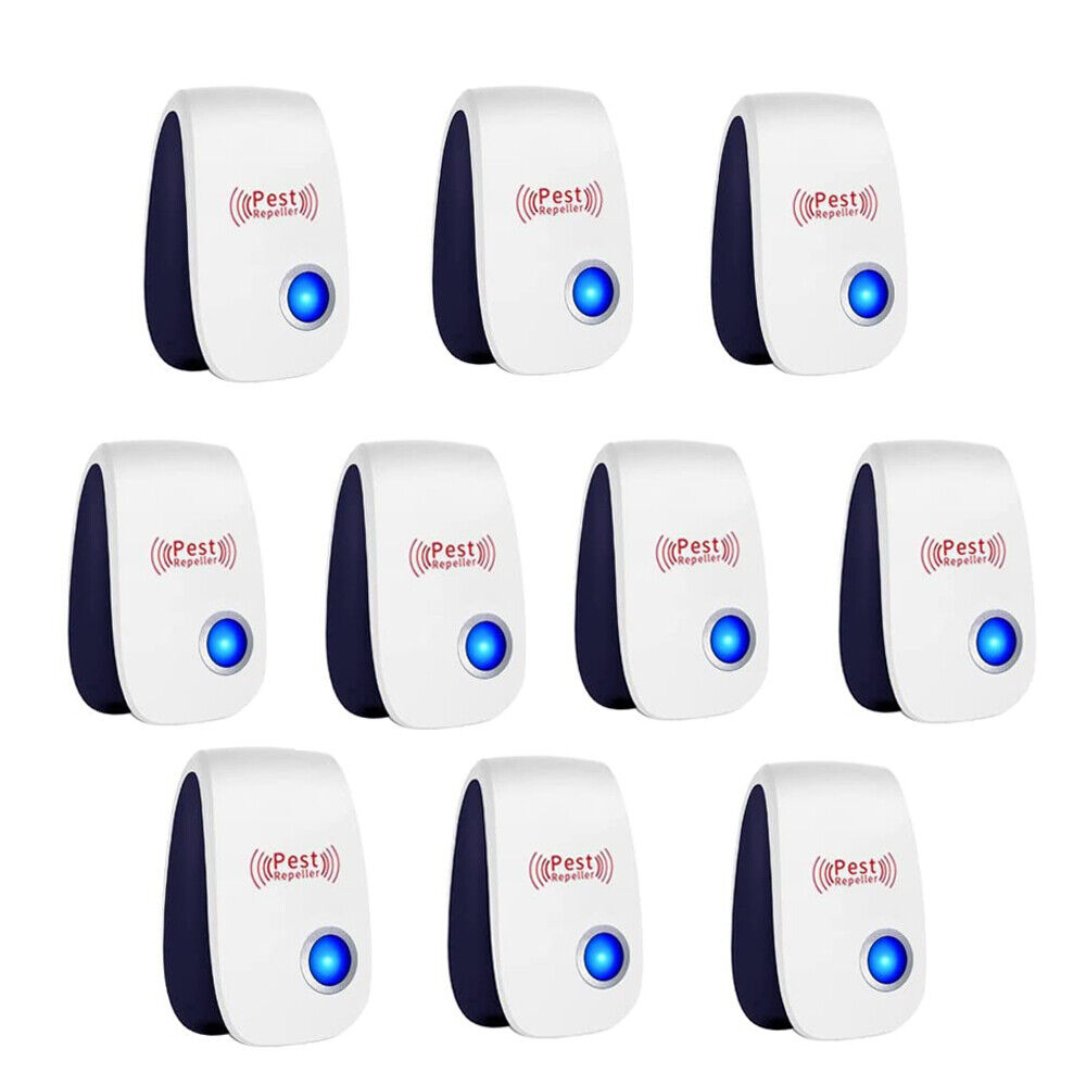 Ultrasonic Pest Repeller 6 Pack,Ultrasonic Plug in Mouse Repellent,Mice  Repellent Plug-Ins,Mosquito Repellent Indoors,Pest Defense for Insect