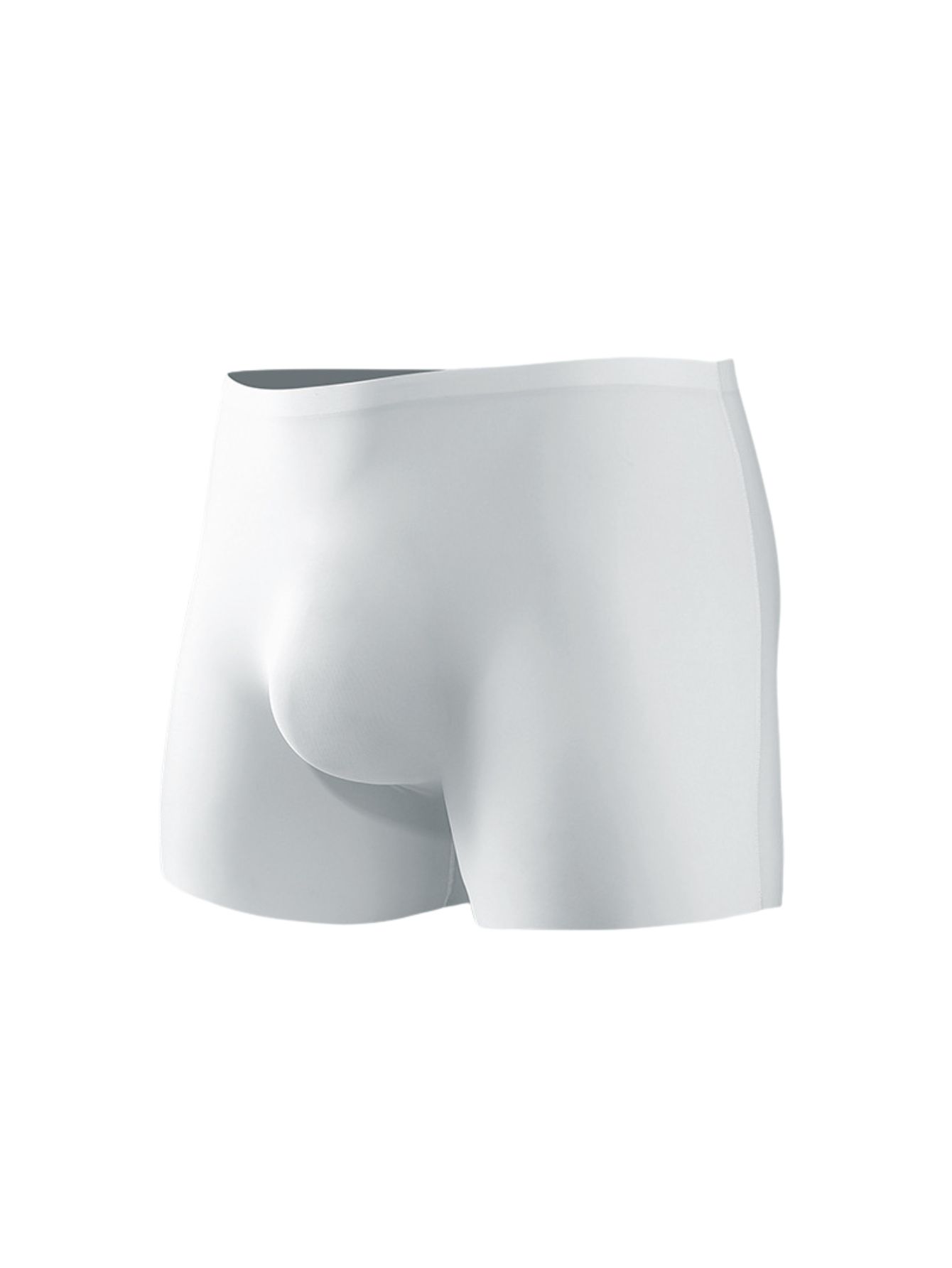 COODYAKE Men's Seamless Microfiber Modal Boxer Briefs Underwear Short Leg 3  Pack,White,Small at  Men's Clothing store