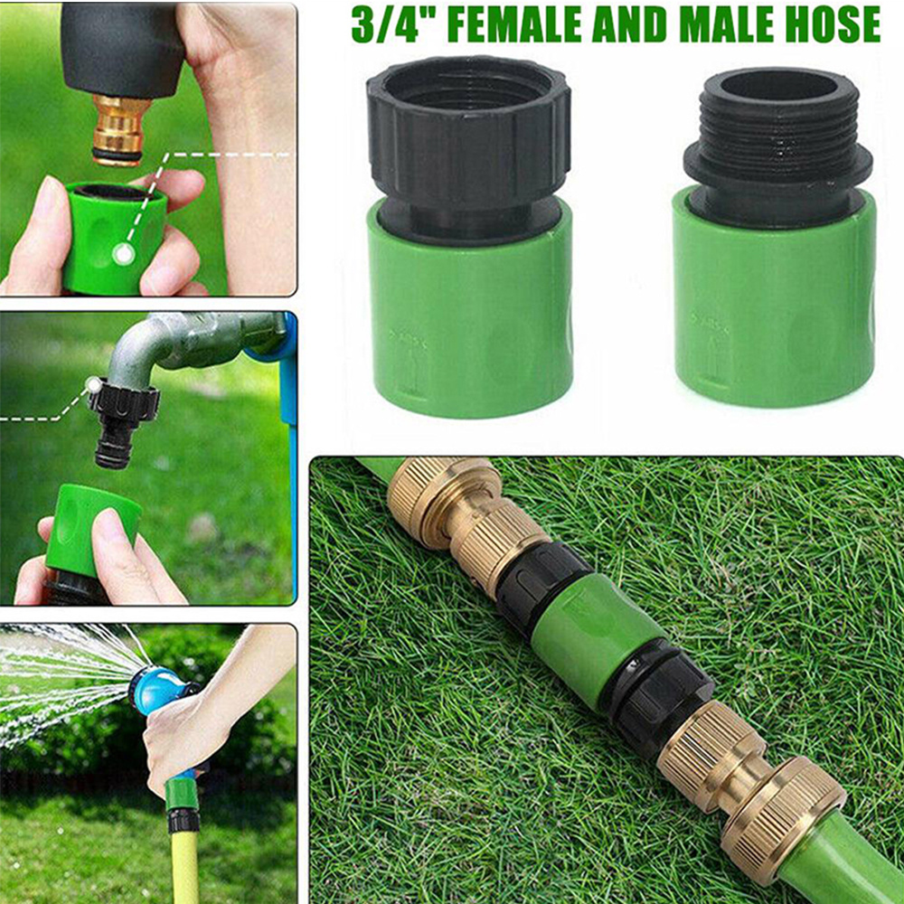 Landscapers Select GC520+GC540+GC522 4 Piece Plastic Hose Connector Set:  Garden Hose Quick & Snap Connectors (045734620506-1)