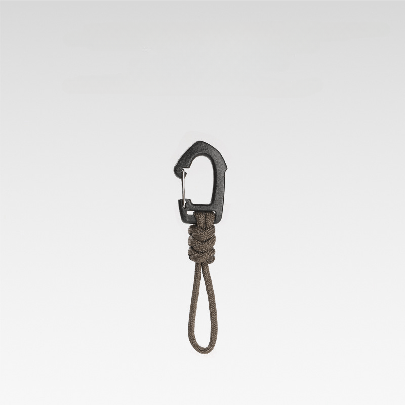 Lanyard Braided Rope Keychain Key Ring Key Holder Carabiner Clips