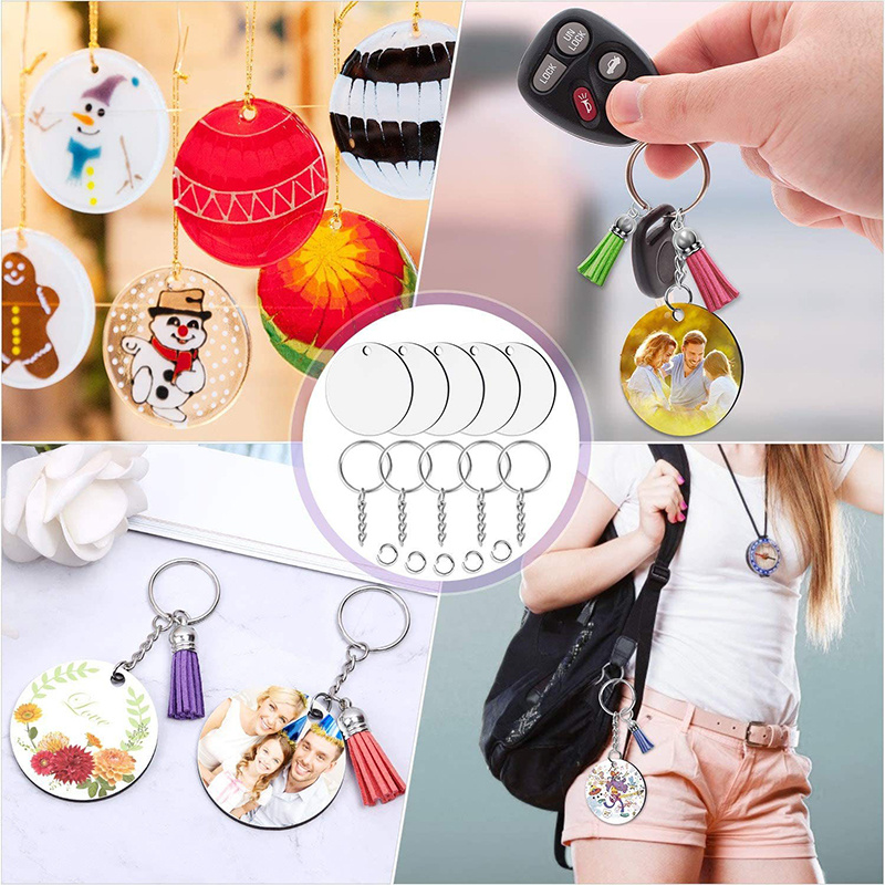 Party Favor Sublimation Keychains Party Favor Thermal Trasnfer