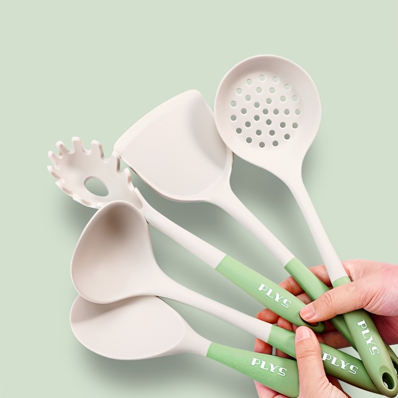 1pc Kitchen Utensil Silicone Spatula Non-stick Surface Special Spatula  Cooking Spatula High Temperature Resistant Anti Scalding Food Grade Kitchen  Ute