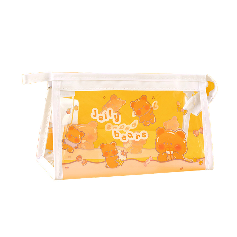 Cute Transparent Pencil Case Large Capacity For Junior High - Temu