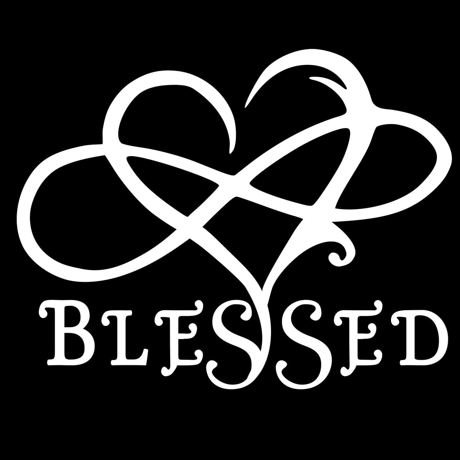 Blessed Infinite Love Heart Graphics Car Stickers Laptop - Temu Netherlands