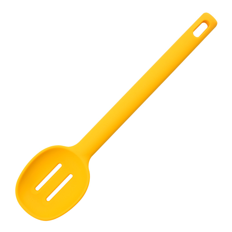 Large Silicone Cooking Spoon Non stick Slotted And Solid - Temu