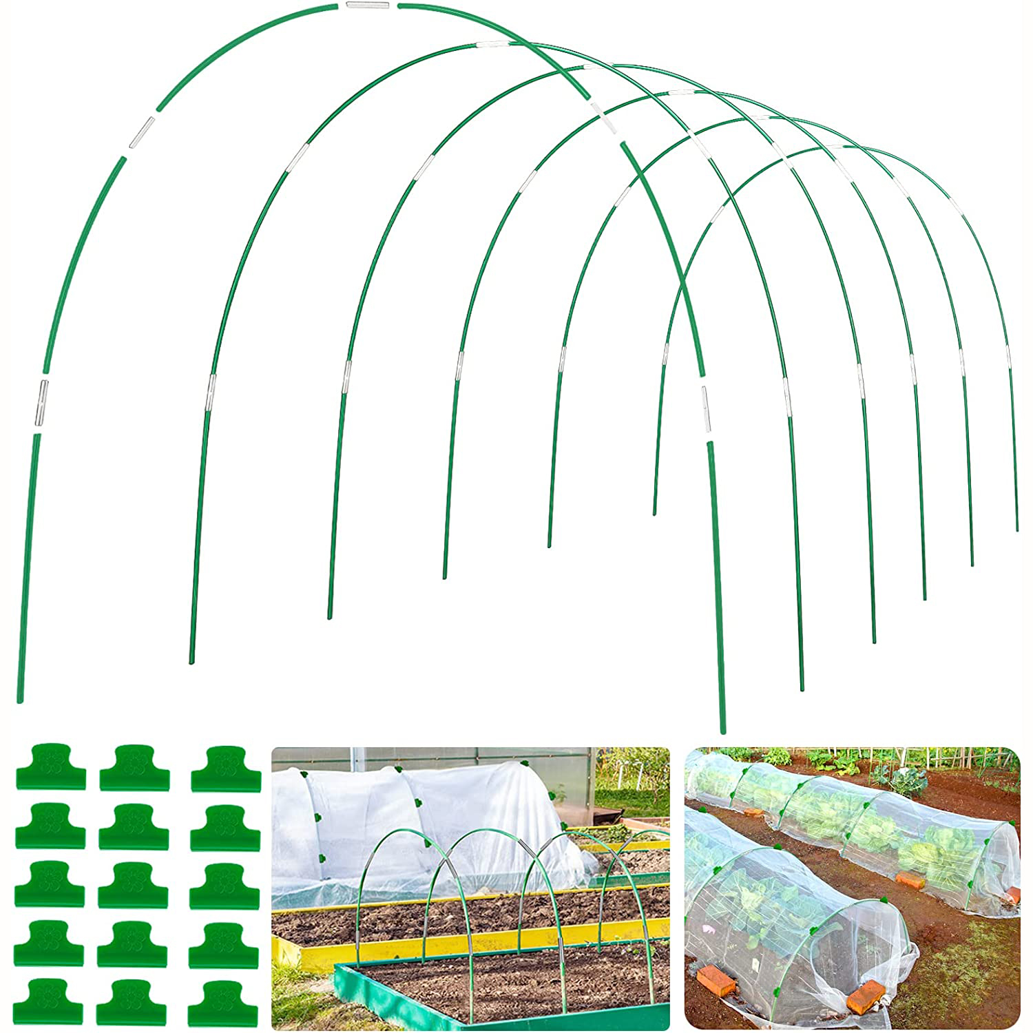 Greenhouse Hoops Grow Tunnel Long Garden Hoops Rust free - Temu