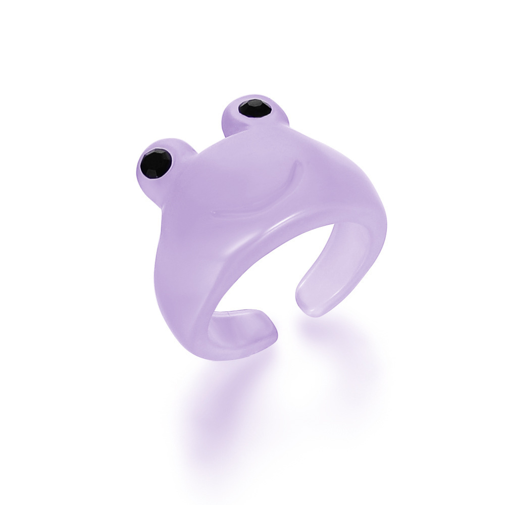 Frog Ring Exaggerate Opening Adjustable Men's Jewelry