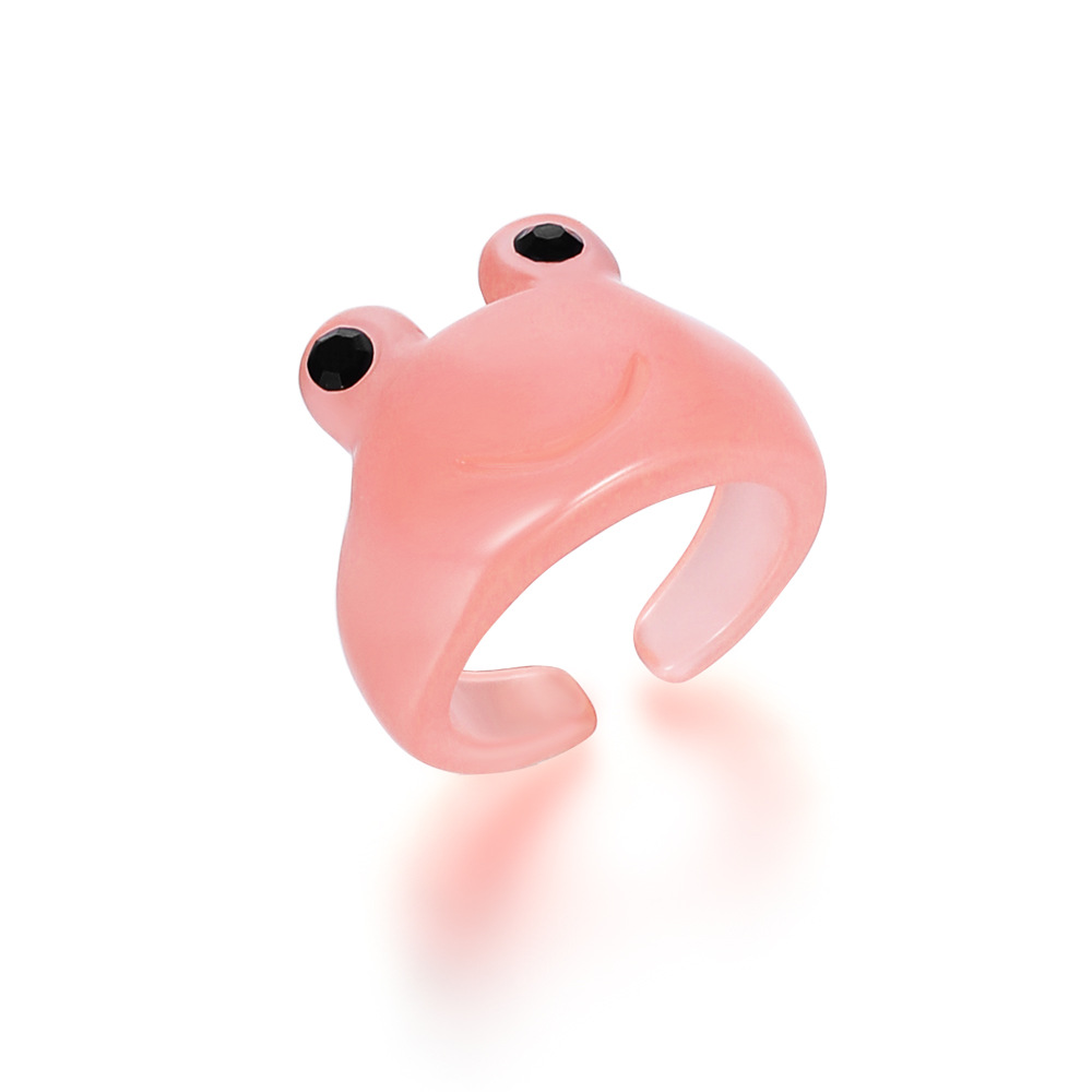 Frog Ring Exaggerate Opening Adjustable Men's Jewelry