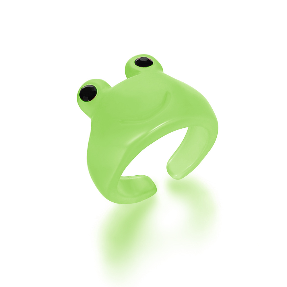 Frog Ring Exaggerate Opening Adjustable Men's Jewelry