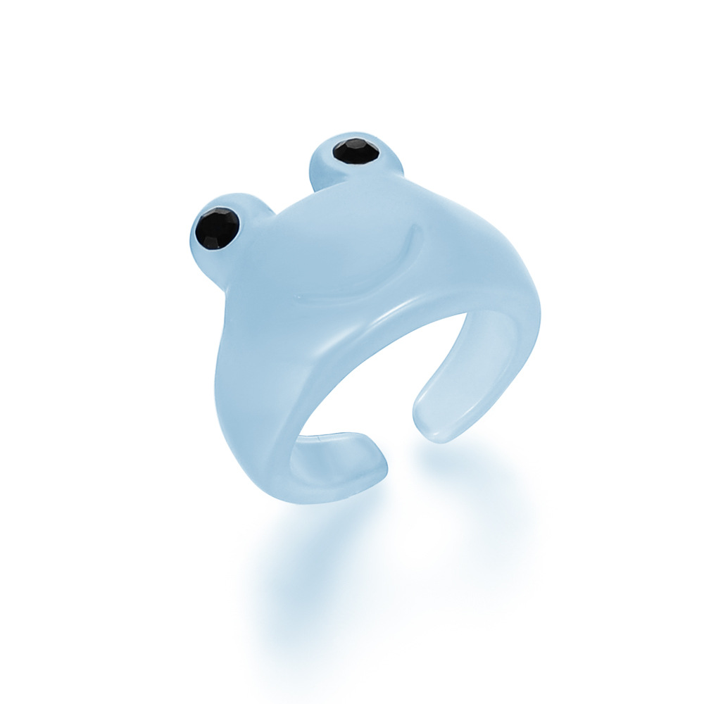 Frog Ring Exaggerate Opening Adjustable Men's Jewelry