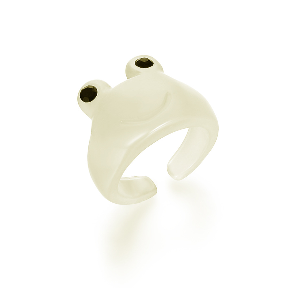 Frog Ring Exaggerate Opening Adjustable Men's Jewelry