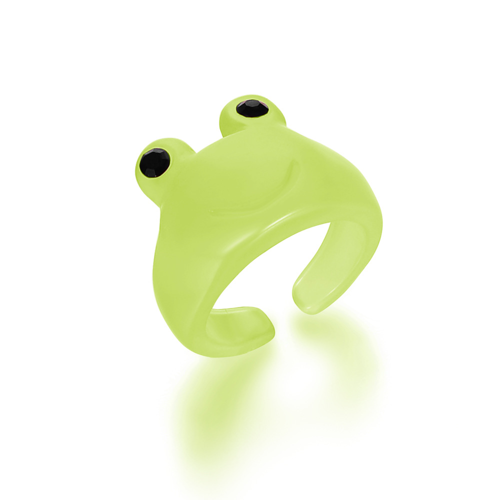 Frog Ring Exaggerate Opening Adjustable Men's Jewelry