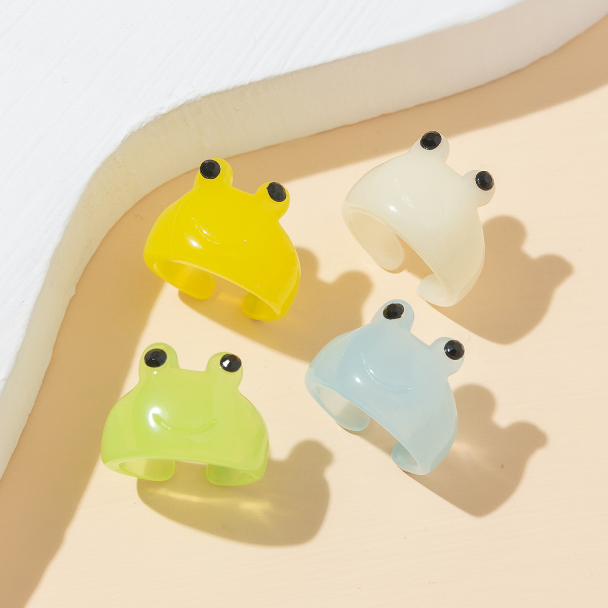 Frog Ring Exaggerate Opening Adjustable Men's Jewelry
