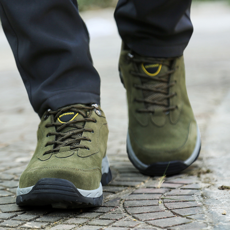 WUHX Zapatillas Trekking Hombre Impermeable Zapatillas Trail Running Hombre  Antideslizantes Zapatos De Senderismo Hombre Ligero Calzado  Deporte,Green-44 : : Moda