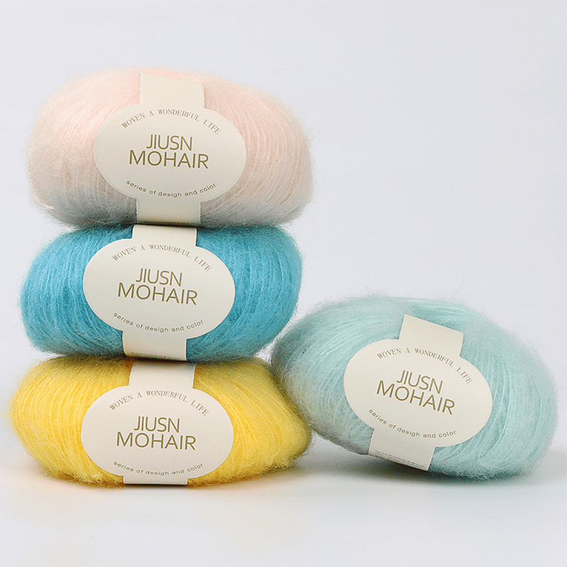 Pelotes de fil à tricoter acrylique ou mélange mohair - Nozarrivages