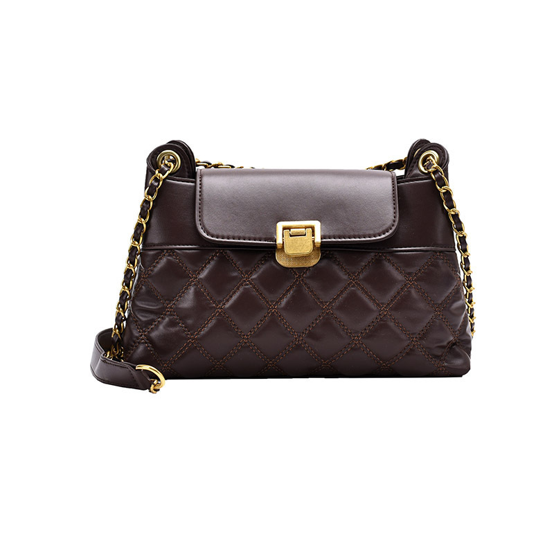 Classic Quilted Flap Crossbody Bag Elegant Kiss Lock Temu